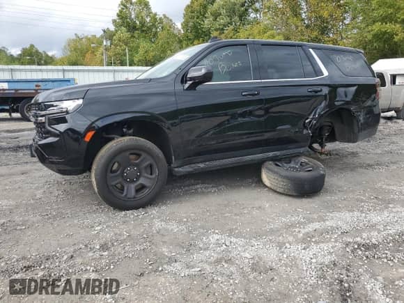 2023 Chevrolet Tahoe Commercial с VIN 1GNSKLED3PR432336, выставлен на аукционе Copart как лот 81117905 с пробегом Не указан миль и Списание • Salvage title. История ставок и продаж доступна на DreamBid. Изображение 1.