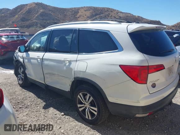 2016 Honda Pilot EX-L z VIN 5FNYF6H7XGB043603, wystawiony jako IAAI lot #43344995 z przebiegiem 211 226 mil mil oraz . Historia ofert i sprzedaży dostępna na DreamBid. Obrazek 3.