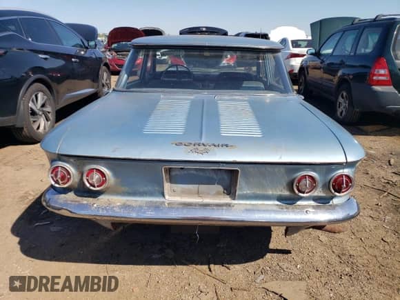 1962 Chevrolet Corvair with VIN 84844114NOV1N, listed as a Copart auction lot 84844114 with 88,760 mi miles and Non repairable. Bid and sale history available at DreamBid. Image 6.