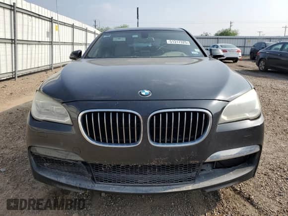 2014 BMW 7 Series ALPINA B7 with VIN WBAYE8C50ED135888, listed as a Copart auction lot 51317325 with Not provided miles and Salvage title. Bid and sale history available at DreamBid. Image 5.