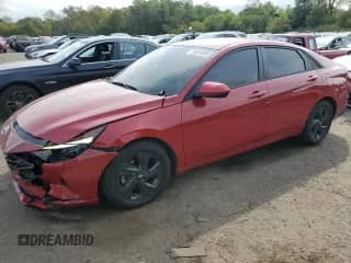 2022 Hyundai Elantra SEL with VIN KMHLS4AG3NU306972, listed as a Copart auction lot 80566065 with 55,684 mi miles and Salvage title. Bid and sale history available at DreamBid. Image 1.