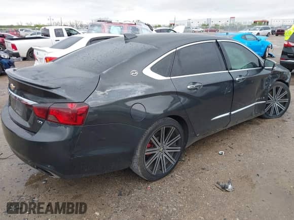 2015 Chevrolet Impala LTZ with VIN 1G1155SL8FU135991, listed as a IAAI auction lot 41895946 with 150,332 mi miles and . Bid and sale history available at DreamBid. Image 4.