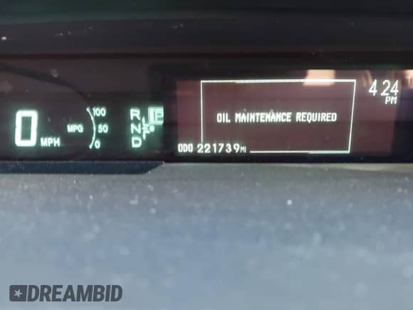 2011 Toyota Prius II with VIN JTDKN3DUXB1422475, listed as a IAAI auction lot 43516418 with 221,739 mi miles and . Bid and sale history available at DreamBid. Image 15.