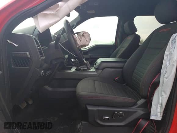 2018 Ford F-150 XL with VIN 1FTEW1E5XJFC84430, listed as a Copart auction lot 81573385 with 75,028 mi miles and Salvage title. Bid and sale history available at DreamBid. Image 7.