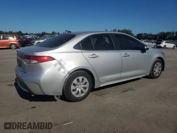 2022 Toyota Corolla L with VIN JTDDPMAE2N3003616, listed as a Copart auction lot 70730085 with 77,390 mi miles and Salvage title. Bid and sale history available at DreamBid. Image 3.