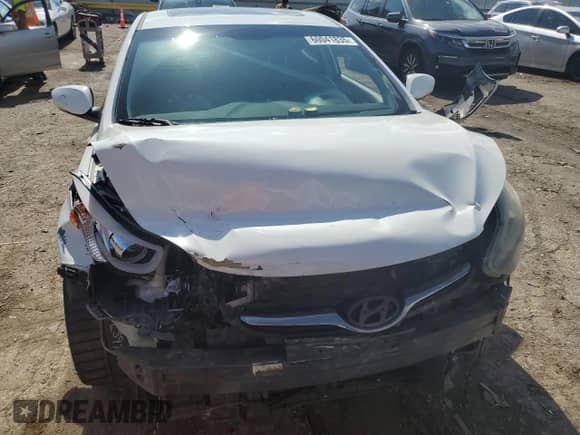 2014 Hyundai Elantra Limited с VIN 5NPDH4AE2EH489216, выставлен на аукционе Copart как лот 60041835 с пробегом Не указан миль и Списание • Salvage title. История ставок и продаж доступна на DreamBid. Изображение 5.