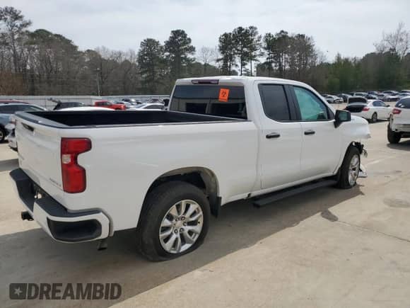 2023 Chevrolet Silverado 1500 Custom with VIN 1GCRABEK4PZ210830, listed as a Copart auction lot 48862115 with 39,549 mi miles and Salvage title. Bid and sale history available at DreamBid. Image 3.