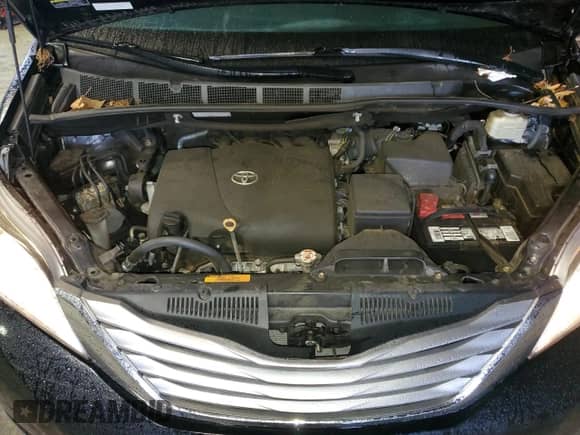 2017 Toyota Sienna XLE with VIN 5TDDZ3DC8HS159886, listed as a Copart auction lot 84218265 with 54,113 mi miles and Salvage title. Bid and sale history available at DreamBid. Image 12.