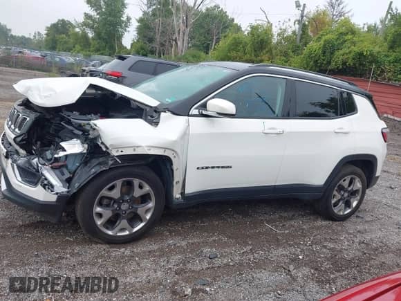 2019 Jeep Compass Limited with VIN 3C4NJDCB8KT679240, listed as a IAAI auction lot 43282073 with 53,935 mi miles and . Bid and sale history available at DreamBid. Image 14.