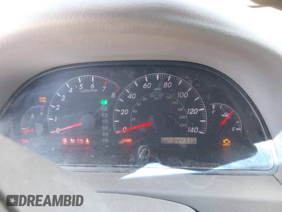 2005 Toyota Camry LE with VIN 4T1BF30K95U619850, listed as a IAAI auction lot 42797111 with 344,775 mi miles and . Bid and sale history available at DreamBid. Image 7.