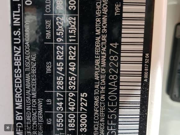 2022 Mercedes-Benz GLS 450 with VIN 4JGFF5KE0NA822874, listed as a Copart auction lot 67468725 with 10,766 mi miles and Salvage title. Bid and sale history available at DreamBid. Image 13.