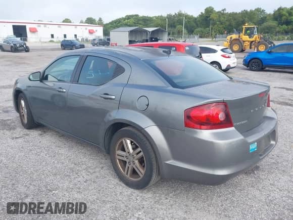 2012 Dodge Avenger SXT with VIN 1C3CDZCB3CN196370, listed as a IAAI auction lot 43317333 with 140,914 mi miles and . Bid and sale history available at DreamBid. Image 3.