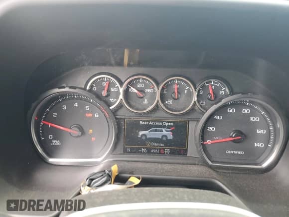 2024 Chevrolet Tahoe Commercial with VIN 1GNSKLED9RR152861, listed as a Copart auction lot 59890795 with 4,582 mi miles and Salvage title. Bid and sale history available at DreamBid. Image 9.