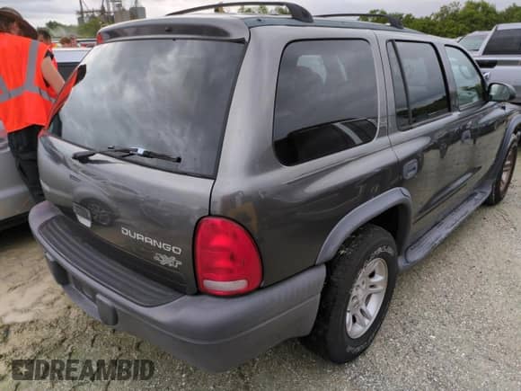 2003 Dodge Durango Sport with VIN 1D4HR38N73F615515, listed as a Copart auction lot 75079654 with 107,358 mi miles and Salvage title. Bid and sale history available at DreamBid. Image 3.