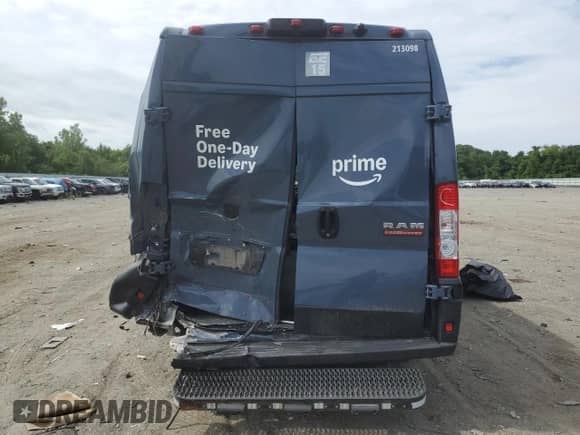 2021 Ram ProMaster Cargo с VIN 3C6MRVJG7ME563468, выставлен на аукционе Copart как лот 71137755 с пробегом 74 299 миль миль и Списание • Salvage title. История ставок и продаж доступна на DreamBid. Изображение 12.