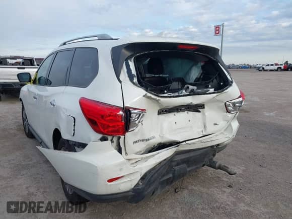 2019 Nissan Pathfinder SL with VIN 5N1DR2MN1KC633077, listed as a IAAI auction lot 41065186 with 97,451 mi miles and . Bid and sale history available at DreamBid. Image 6.