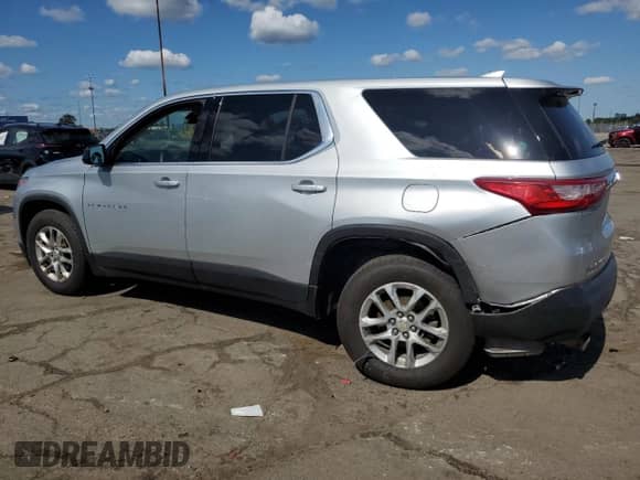 2019 Chevrolet Traverse LS with VIN 1GNEVFKW7KJ283786, listed as a Copart auction lot 71495525 with 168,479 mi miles and Clean title. Bid and sale history available at DreamBid. Image 2.
