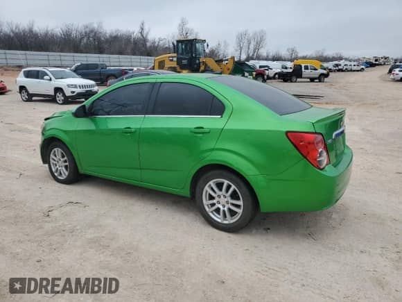 2014 Chevrolet Sonic LT с VIN 1G1JC5SBXE4216020, выставлен на аукционе Copart как лот 41303424 с пробегом 59 001 миль миль и Списание • Salvage title. История ставок и продаж доступна на DreamBid. Изображение 2.