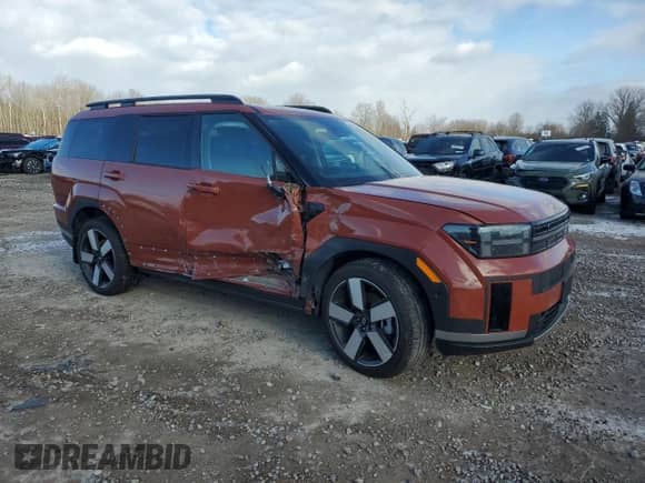 2024 Hyundai Santa Fe Limited с VIN 5NMP3DG19RH008218, выставлен на аукционе Copart как лот 84165514 с пробегом 2 675 миль миль и Списание • Salvage title. История ставок и продаж доступна на DreamBid. Изображение 4.