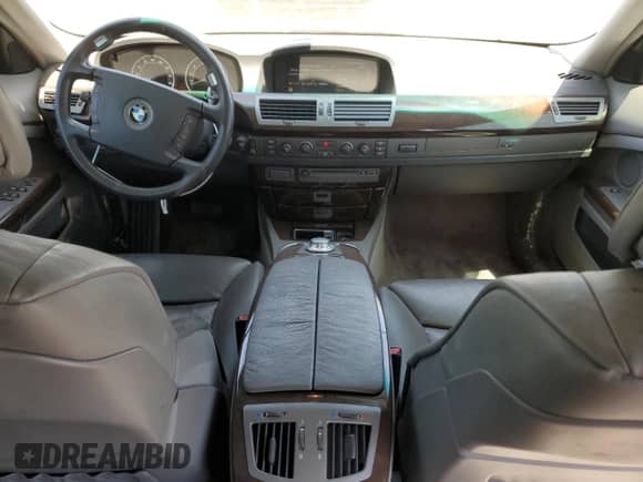 2002 BMW 7 Series 745Li with VIN WBAGN63482DR02390, listed as a Copart auction lot 64513685 with 135,239 mi miles and Salvage title. Bid and sale history available at DreamBid. Image 8.