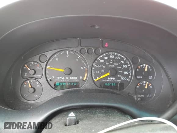 2000 Chevrolet Blazer LT with VIN 1GNCS13W8Y2317822, listed as a Copart auction lot 58868935 with 160,788 mi miles and Clean title. Bid and sale history available at DreamBid. Image 9.