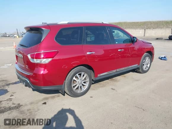 2016 Nissan Pathfinder Platinum with VIN 5N1AR2MM0GC659560, listed as a IAAI auction lot 41467463 with 119,660 mi miles and . Bid and sale history available at DreamBid. Image 4.