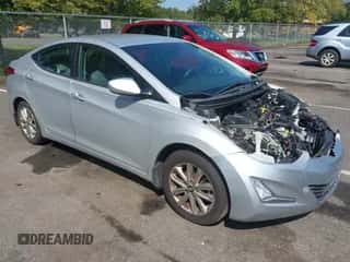 2014 Hyundai Elantra Limited z VIN KMHDH4AE1EU179608, wystawiony jako IAAI lot #43273110 z przebiegiem 101 549 mil mil oraz . Historia ofert i sprzedaży dostępna na DreamBid. Obrazek 1.