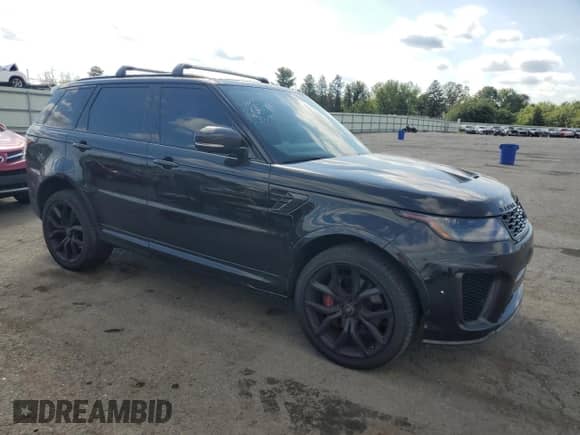 2020 Land Rover Range Rover Sport SVR with VIN SALWZ2RE2LA718652, listed as a Copart auction lot 70562005 with 79,619 mi miles and Salvage title. Bid and sale history available at DreamBid. Image 4.