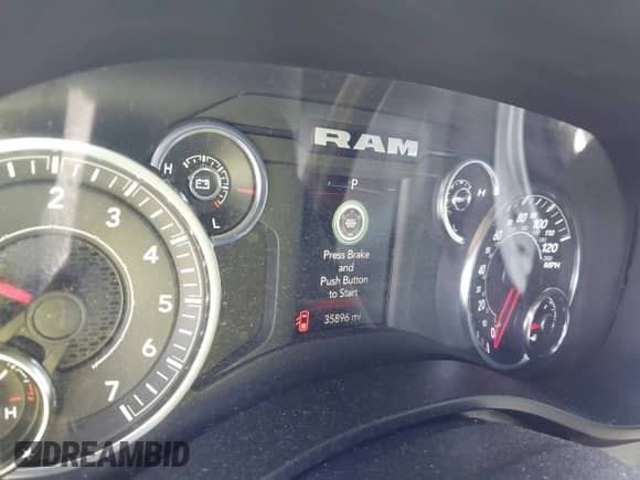 2023 Ram 1500 Big Horn z VIN 1C6SRFMT0PN531452, wystawiony jako IAAI lot #41976264 z przebiegiem 35 896 mil mil oraz . Historia ofert i sprzedaży dostępna na DreamBid. Obrazek 15.