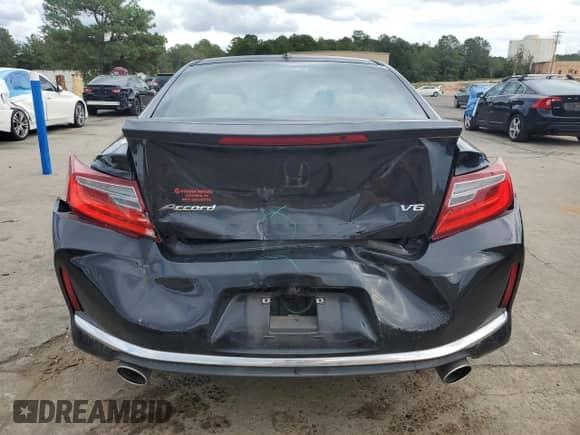 2016 Honda Accord EX-L with VIN 1HGCT2B91GA006097, listed as a Copart auction lot 82358435 with 179,336 mi miles and Salvage title. Bid and sale history available at DreamBid. Image 6.