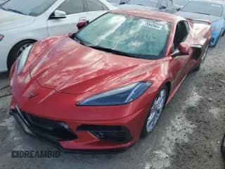 2022 Chevrolet Corvette 2LT with VIN 1G1YB2D40N5113407, listed as a Copart auction lot 75943464 with Not provided miles and Salvage title. Bid and sale history available at DreamBid. Image 1.