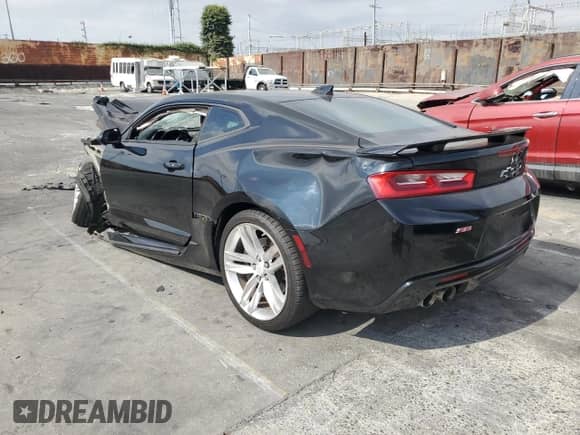 2016 Chevrolet Camaro 1SS with VIN 1G1FF1R75G0177001, listed as a Copart auction lot 66129495 with Not provided miles and Salvage title. Bid and sale history available at DreamBid. Image 2.