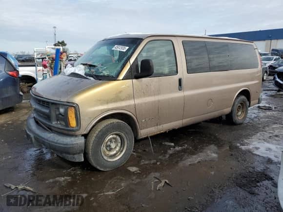 2002 Chevrolet Express с VIN 1GNFG15MX21179773, выставлен на аукционе Copart как лот 45912935 с пробегом Не указан миль и Чистый • Clean title. История ставок и продаж доступна на DreamBid. Изображение 1.