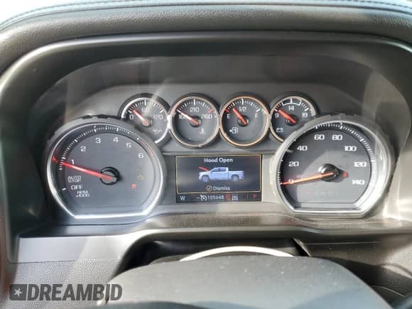 2020 Chevrolet Silverado 1500 LTZ z VIN 3GCUYGET7LG165730, wystawiony jako Copart lot #83983935 z przebiegiem 105 648 mil mil oraz Szkoda całkowita • Salvage title. Historia ofert i sprzedaży dostępna na DreamBid. Obrazek 9.