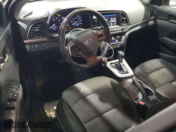 2017 Hyundai Elantra Value Edition with VIN KMHD84LFXHU410533, listed as a Copart auction lot 64241425 with 156,419 mi miles and Salvage title. Bid and sale history available at DreamBid. Image 8.