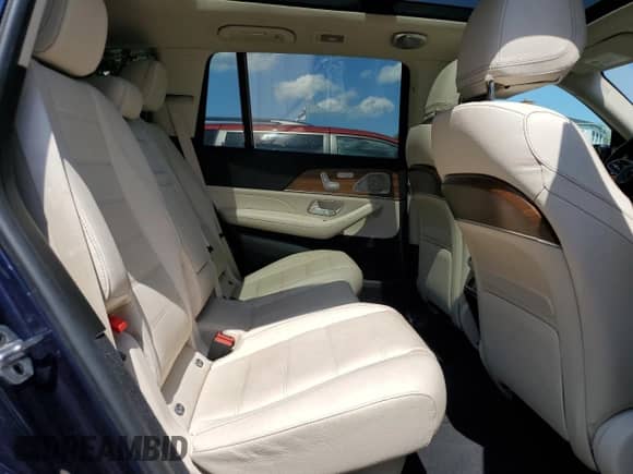 2021 Mercedes-Benz GLS 580 with VIN 4JGFF8GE2MA557240, listed as a Copart auction lot 61243295 with 47,149 mi miles and Salvage title. Bid and sale history available at DreamBid. Image 11.