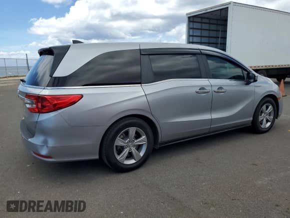 2019 Honda Odyssey EX-L with VIN 5FNRL6H77KB117842, listed as a Copart auction lot 68346585 with 60,530 mi miles and Clean title. Bid and sale history available at DreamBid. Image 3.
