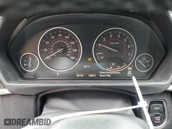 2017 BMW 4 Series 440i with VIN WBA4E3C38HG826198, listed as a Copart auction lot 73609354 with 82,730 mi miles and Salvage title. Bid and sale history available at DreamBid. Image 9.