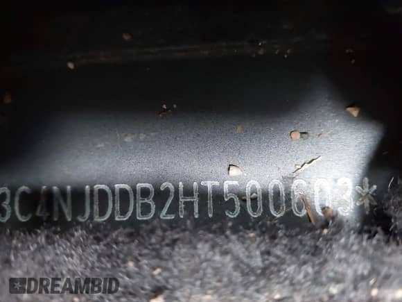 2017 Jeep Compass Trailhawk with VIN 3C4NJDDB2HT500603, listed as a IAAI auction lot 43424368 with 58,386 mi miles and . Bid and sale history available at DreamBid. Image 9.