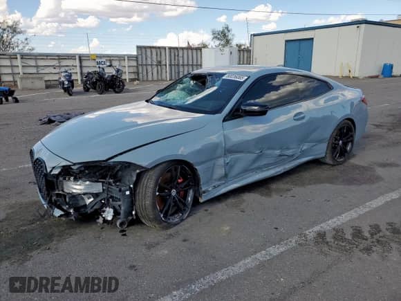 2023 BMW 4 Series M440i с VIN WBA83AP02PCM01237, выставлен на аукционе Copart как лот 80036065 с пробегом 31 559 миль миль и Списание • Salvage title. История ставок и продаж доступна на DreamBid. Изображение 1.