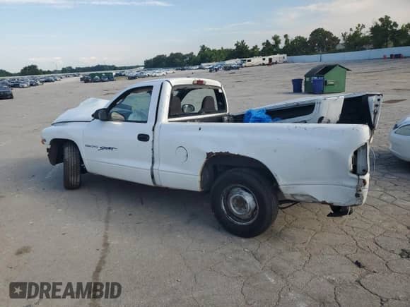 2000 Dodge Dakota with VIN 1B7FL26X9YS541503, listed as a Copart auction lot 65523475 with Not provided miles and Salvage title. Bid and sale history available at DreamBid. Image 2.