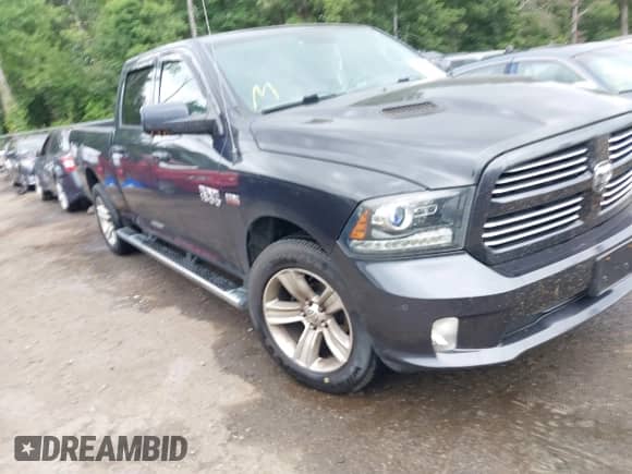 2016 Ram 1500 Sport with VIN 1C6RR7UT8GS282176, listed as a IAAI auction lot 42667604 with 154,543 mi miles and . Bid and sale history available at DreamBid. Image 1.