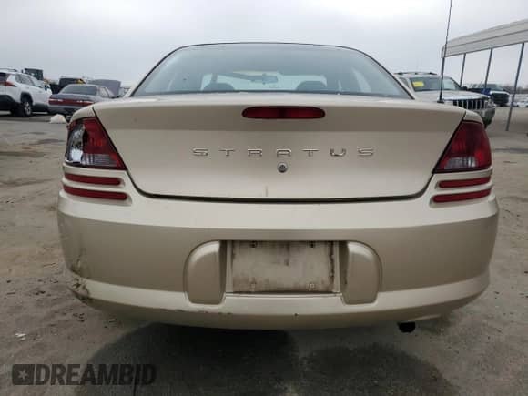 2001 Dodge Stratus with VIN 1B3EJ46X31N610365, listed as a Copart auction lot 89020885 with 162,730 mi miles and Salvage title. Bid and sale history available at DreamBid. Image 6.