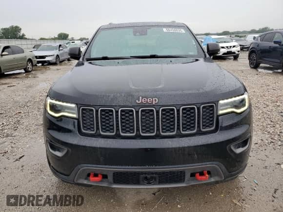 2017 Jeep Grand Cherokee Trailhawk with VIN 1C4RJFLG1HC624285, listed as a Copart auction lot 68450035 with 145,820 mi miles and Salvage title. Bid and sale history available at DreamBid. Image 5.