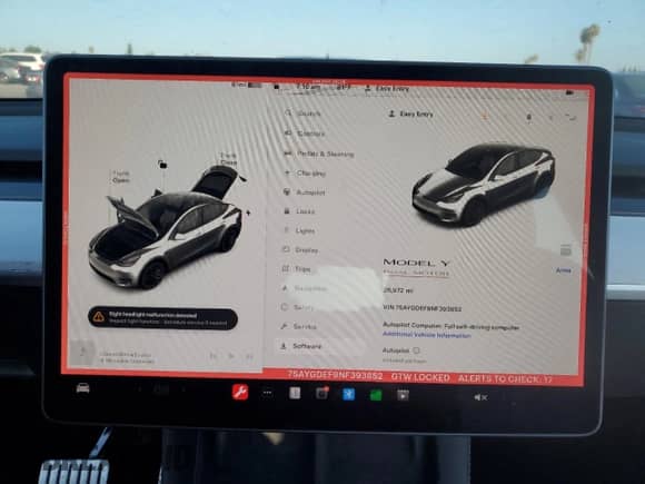 2022 Tesla Model Y Performance with VIN 7SAYGDEF9NF393852, listed as a Copart auction lot 63141094 with 26,972 mi miles and Salvage title. Bid and sale history available at DreamBid. Image 9.
