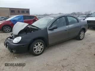 2005 Dodge Neon SXT z VIN 1B3ES56CX5D137320, wystawiony jako Copart lot #85142474 z przebiegiem Nie podano mil oraz Szkoda całkowita • Salvage title. Historia ofert i sprzedaży dostępna na DreamBid. Obrazek 1.