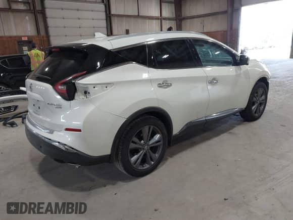 2020 Nissan Murano Platinum with VIN 5N1AZ2DS7LN149378, listed as a IAAI auction lot 42348008 with 53,954 mi miles and . Bid and sale history available at DreamBid. Image 4.