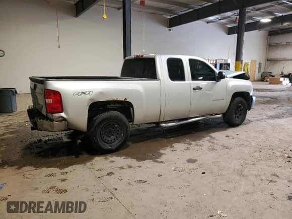 2010 Chevrolet Silverado 1500 Work Truck with VIN 1GCSKPEA0AZ122982, listed as a Copart auction lot 58164725 with 143,479 mi miles and Salvage title. Bid and sale history available at DreamBid. Image 3.