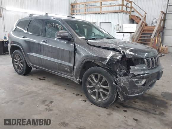 2017 Jeep Grand Cherokee Limited с VIN 1C4RJFBGXHC655357, выставлен на аукционе IAAI как лот 41635479 с пробегом 147 386 миль миль и . История ставок и продаж доступна на DreamBid. Изображение 1.
