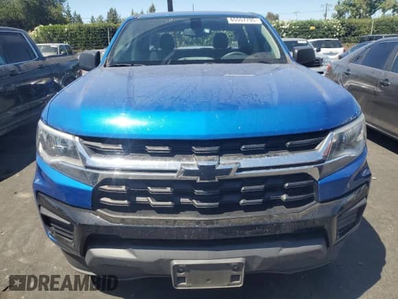 2021 Chevrolet Colorado 2WD Work Truck with VIN 1GCGSBEA0M1122248, listed as a Copart auction lot 65557795 with 91,441 mi miles and Salvage title. Bid and sale history available at DreamBid. Image 5.